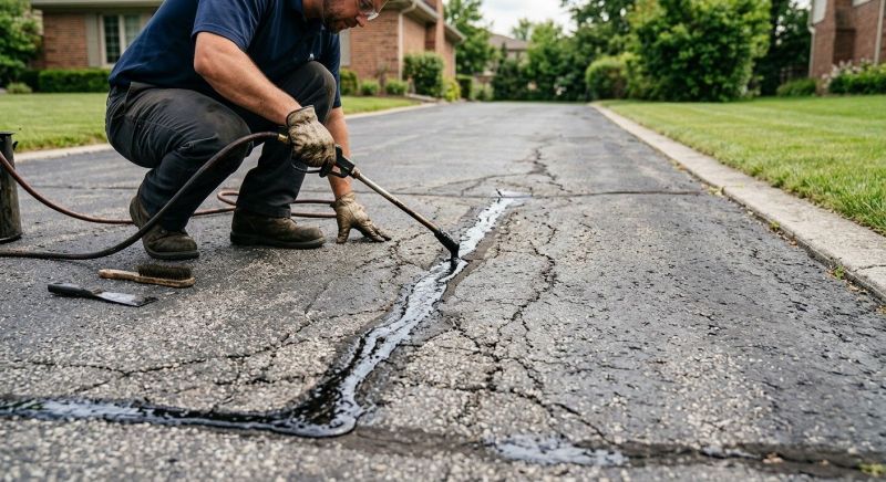 Asphalt Cracks Repair in Los Angeles, CA