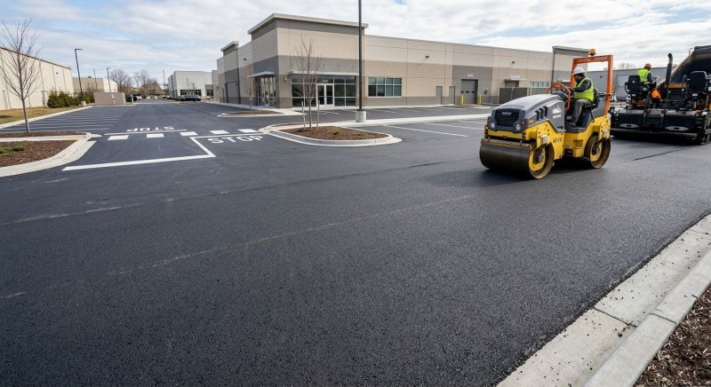 Asphalt Parking Lot Paving in Orange County, CA