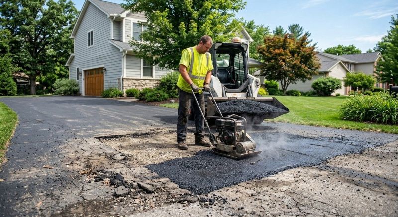 Blacktop Driveway Repair in Los Angeles, CA
