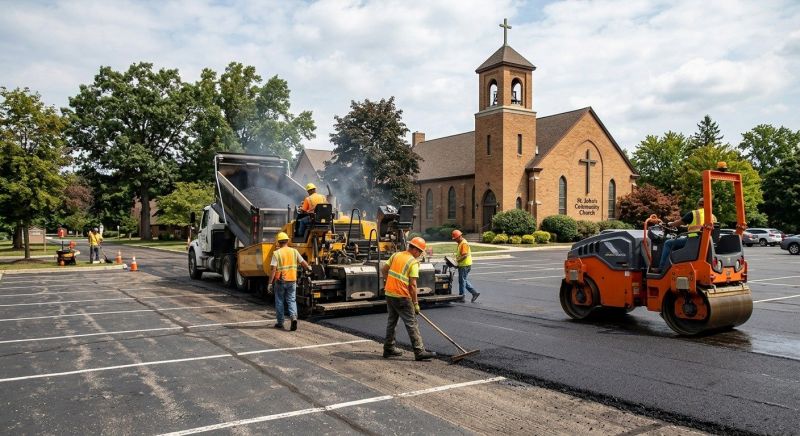 Church Parking Lot Paving in Orange County, CA