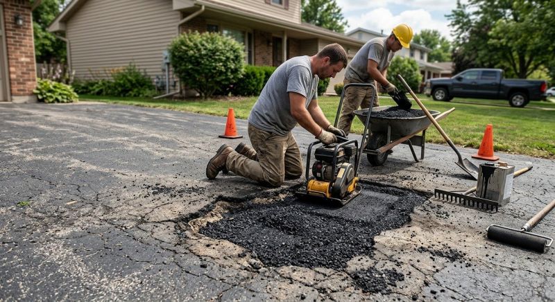 Driveway Blacktop Repair in Orange County, CA