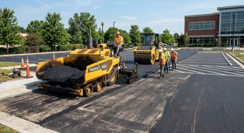 Industrial Asphalt Paving in Los Angeles, CA