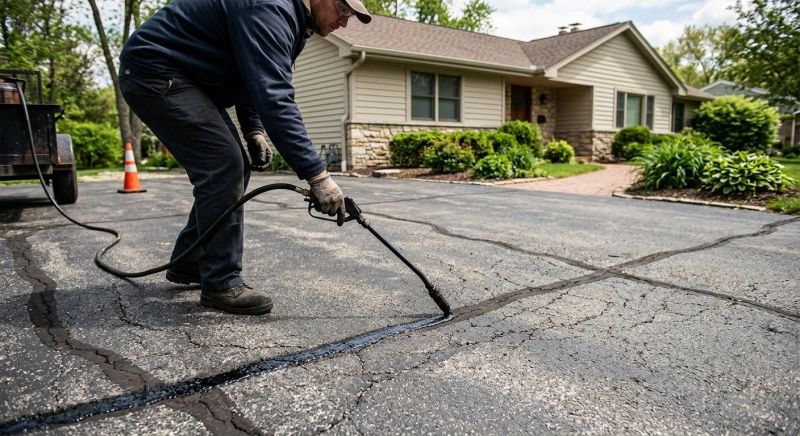 Asphalt Cracks Repair in Los Angeles, CA