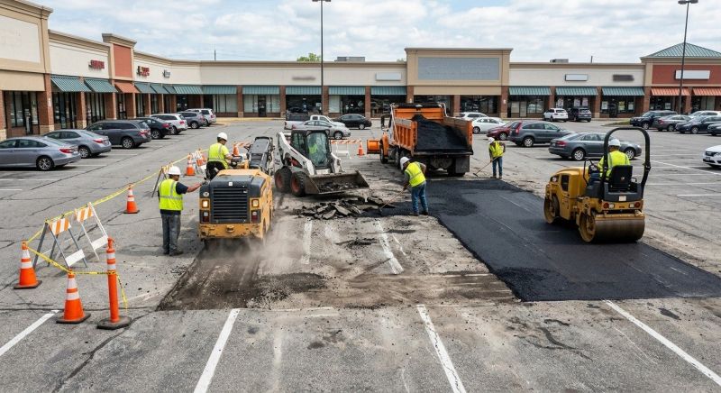 Asphalt Parking Lot Repair in Orange County, CA