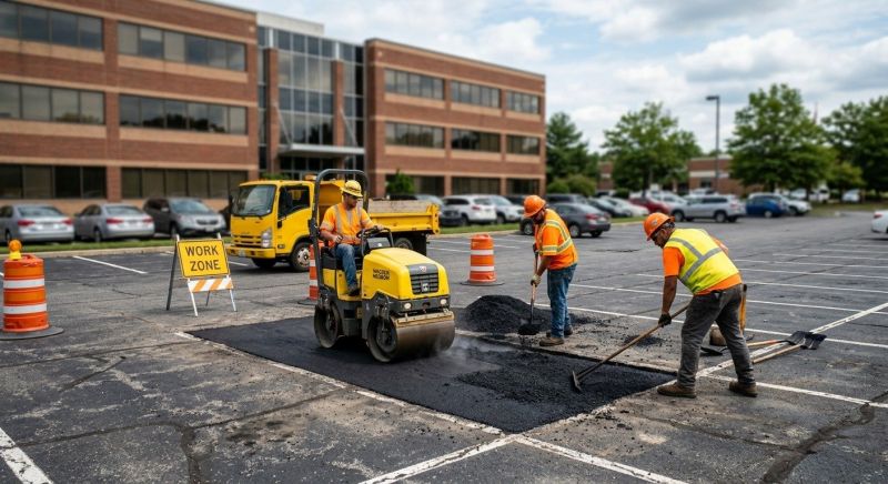 Asphalt Parking Lot Repair in Orange County, CA