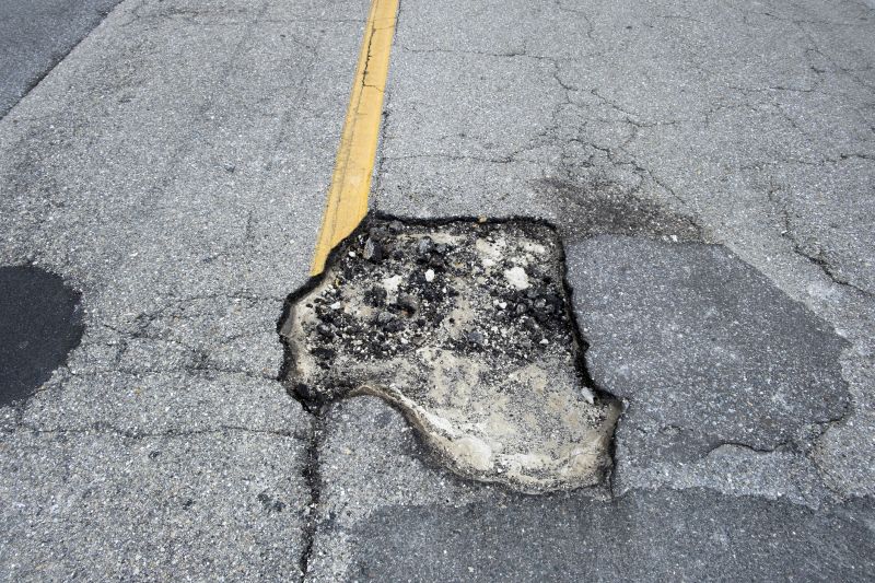 Asphalt Pothole Filling in Orange County, CA