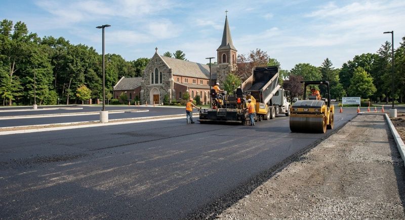 Church Parking Lot Paving in Temecula, CA