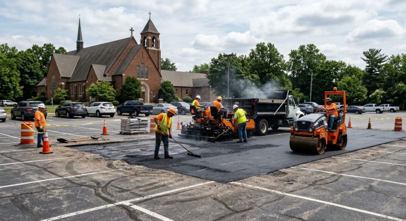 Church Parking Lot Repair in San Diego County, CA