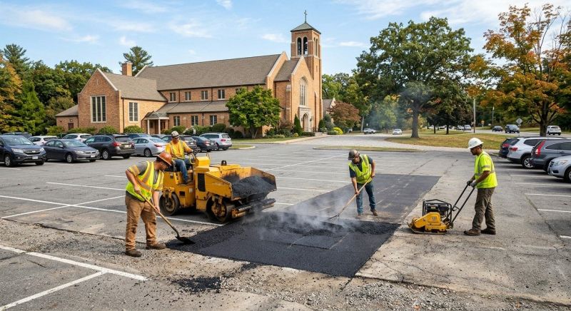 Church Parking Lot Repair in San Diego, CA