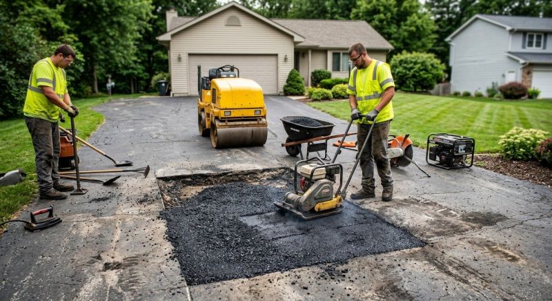 Driveway Asphalt Repair in Los Angeles, CA