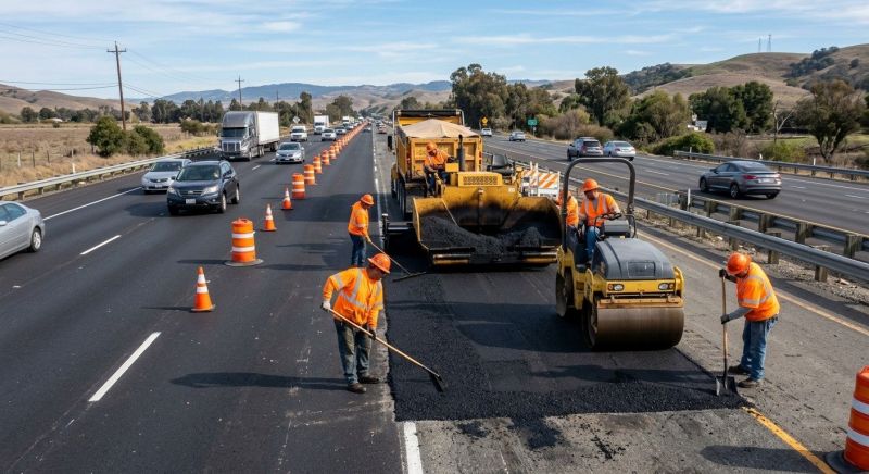 Highway Resurfacing in Pasadena, CA